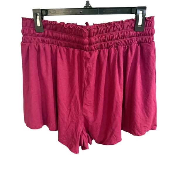 Women's Maroon Shorts - Picture 2 of 3